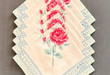 hand block printed napkins